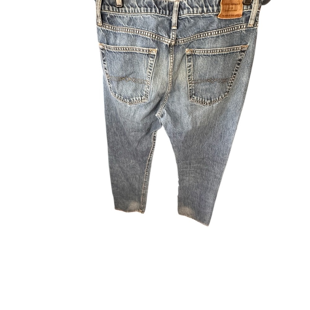 Levi's 501 Button Fly Blue Denim Jeans with Red Label - Picture 2 of 10